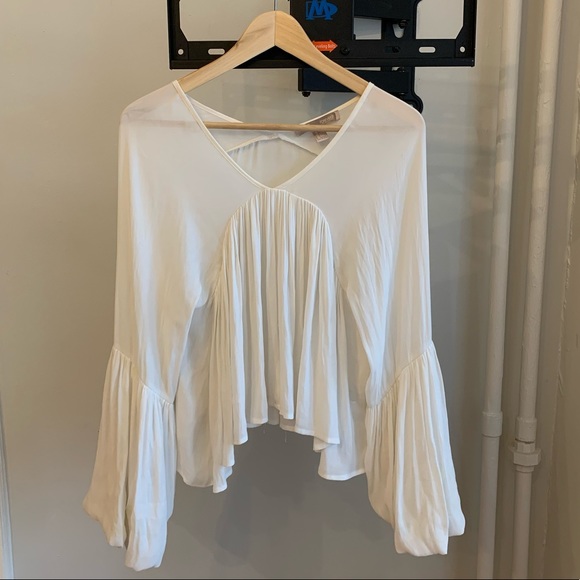 Forever 21 cream blouse - Picture 1 of 3
